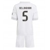 Camiseta Real Madrid Jude Bellingham #5 Primera Equipación Replica 2025-26 para niños mangas cortas (+ Pantalones cortos)